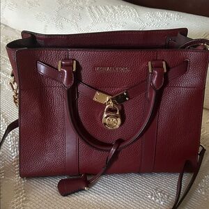 Michael Kors Dark Red Satchel